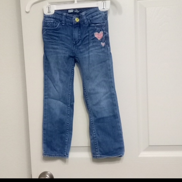 Levi's heart design pink stitch jeans - Picture 1 of 4